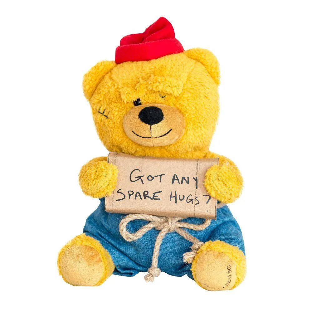 10 Hobo Got Any Spare Hugs? Teddy Bear Plush