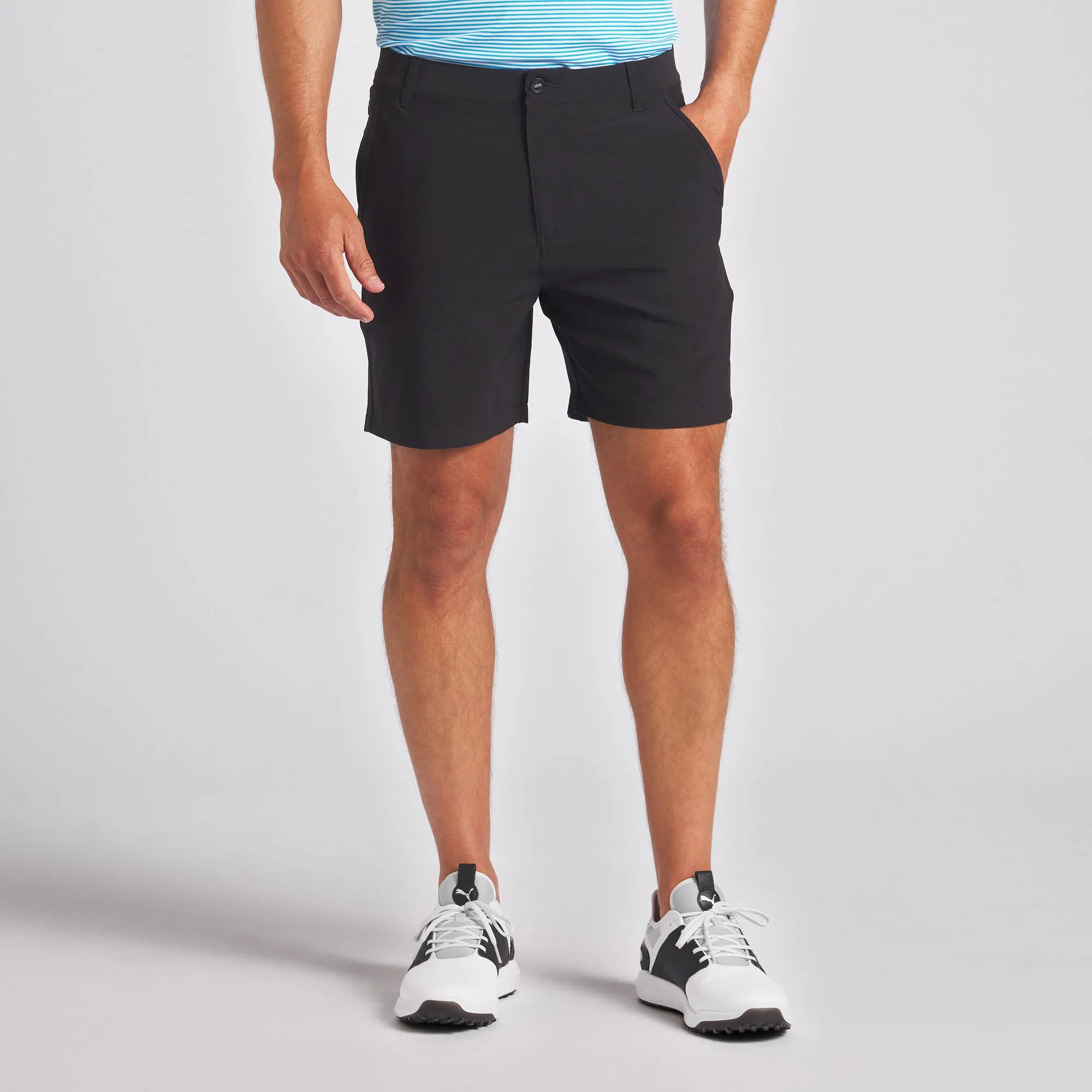 101 Solid 7" Golf Shorts | Puma Black