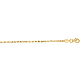 14K Gold 1.8mm Royal Rope Chain