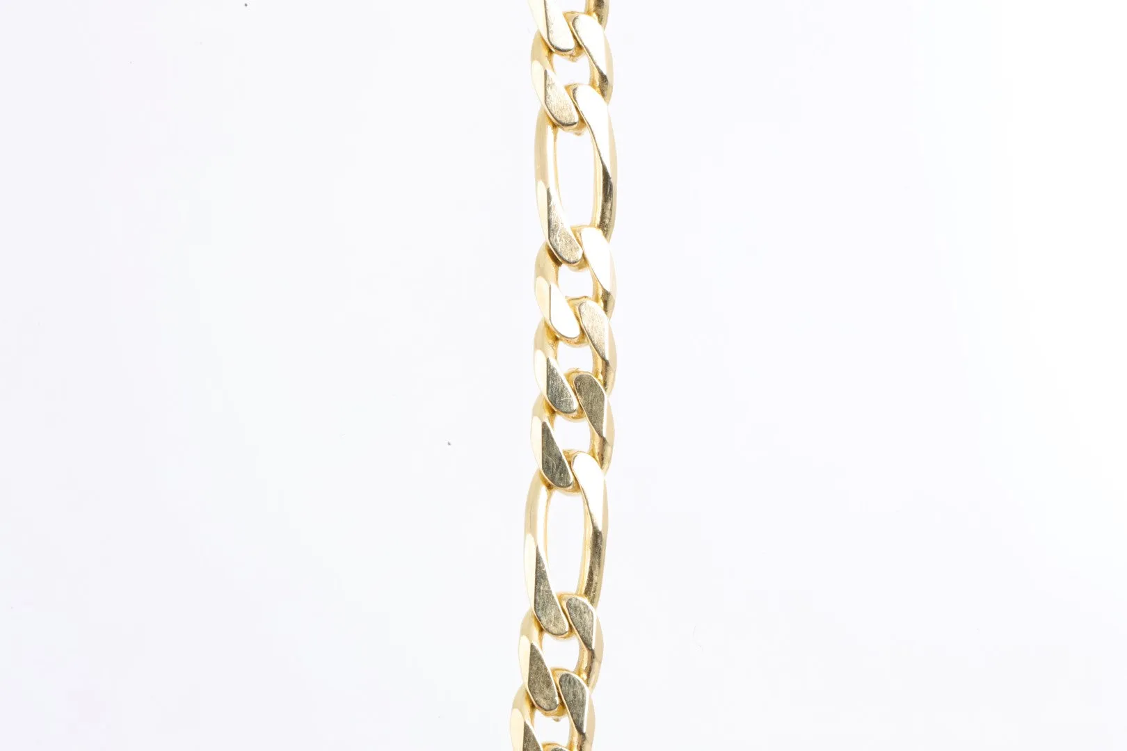 18" 18k Yellow Gold Figaro Chain (20.69g.)