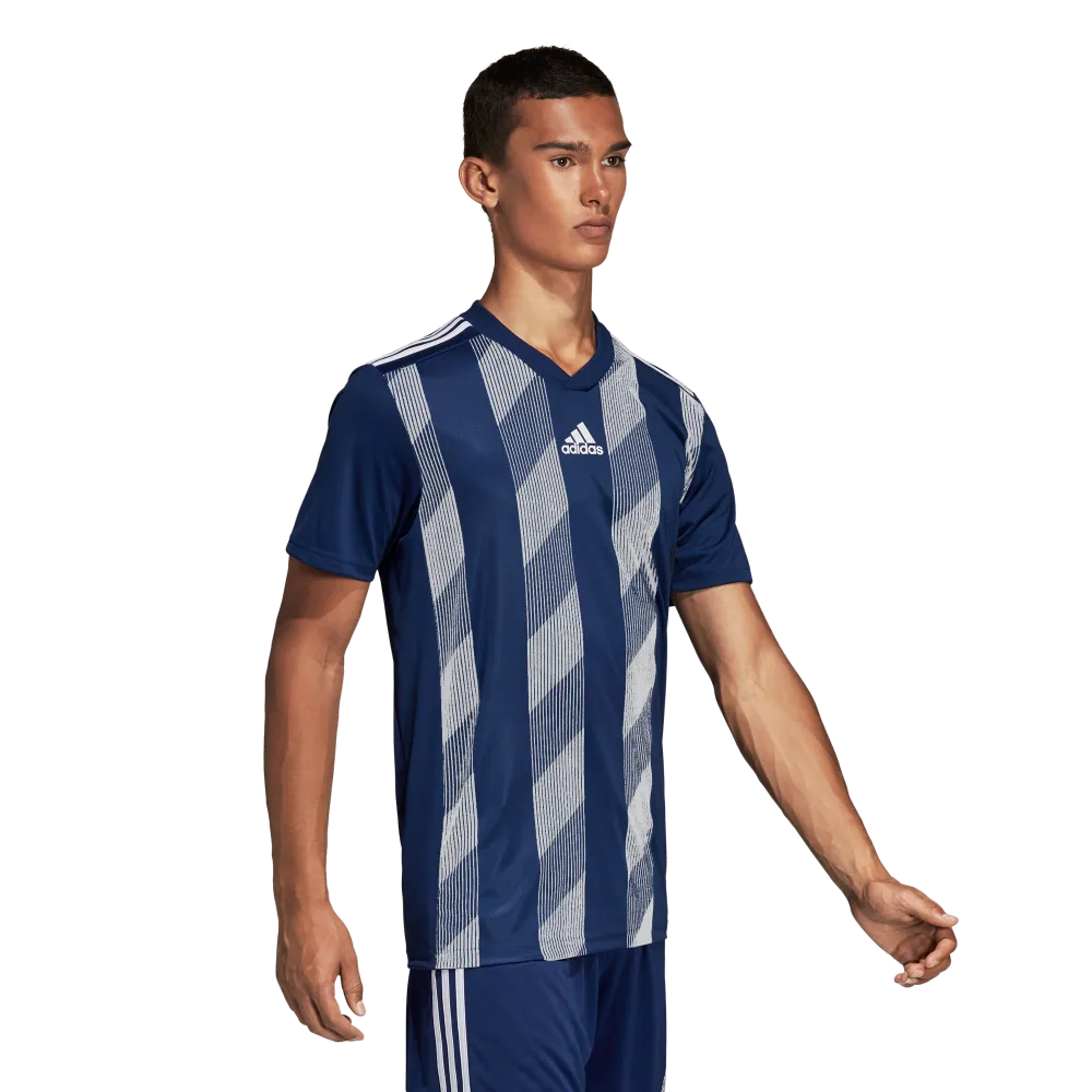 Adidas Adult Striped 19 Jersey (Dark Blue/White)