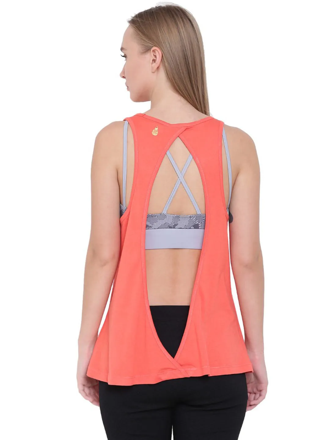 Alcis Infinity Orange Tank Top