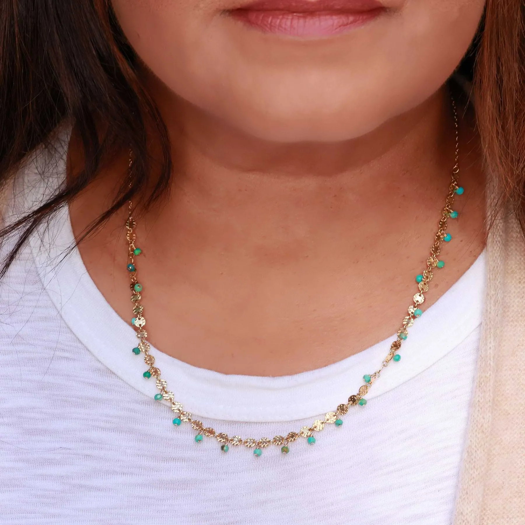 Amira - Sleeping Beauty Turquoise Necklace