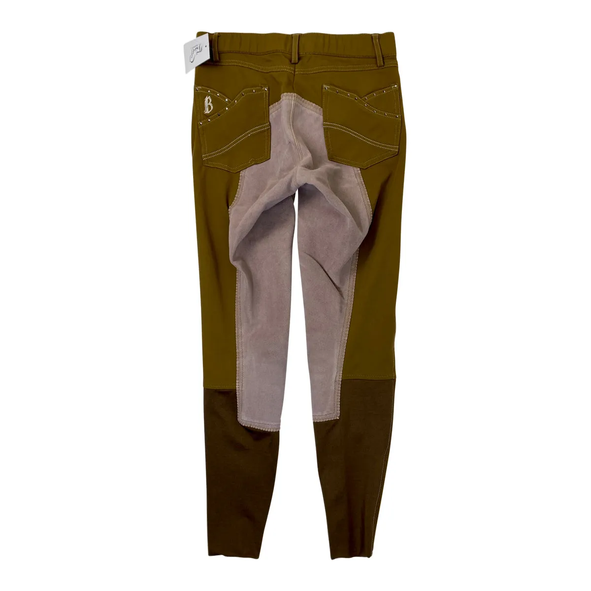 B Vertigo 'Olivia' Full Seat Breeches in Khaki - Women's XS