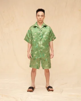 Baju Pantai Tenun Buluh (Sage)