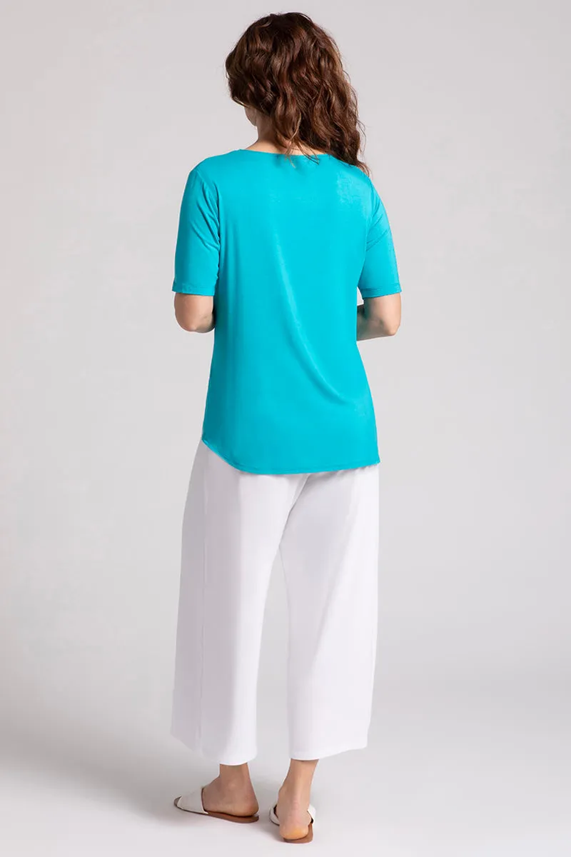 Bamboo Go To Classic T Relax | Turquoise