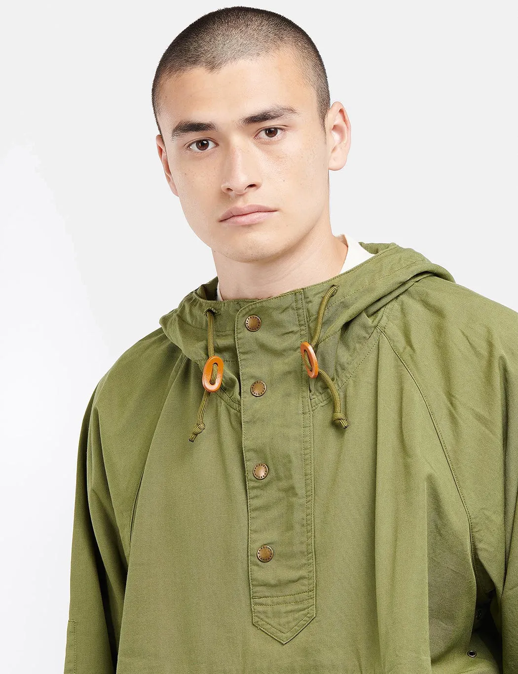 Barbour Nagoya Overhead Jacket  - Mid Olive