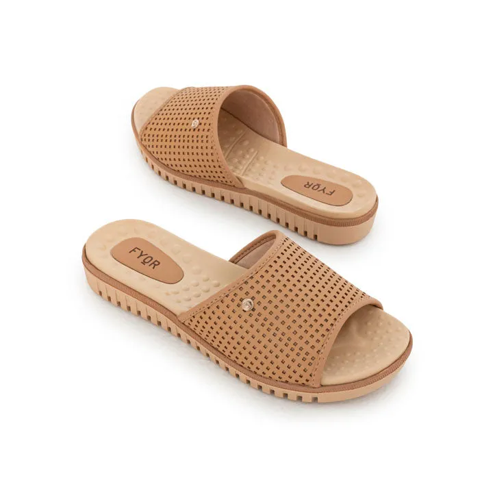 Basic Cutouts Broad Strap Slippers BRM 018