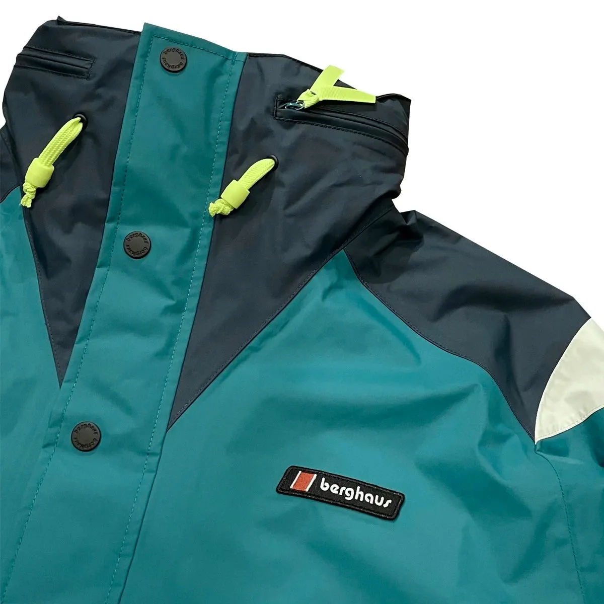 BERGHAUS Unisex Mayeurvate Waterproof Jacket Green / Blue