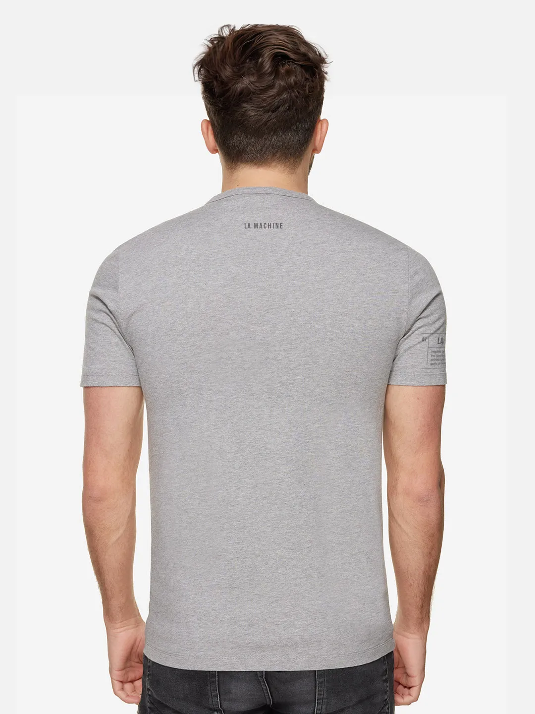 Bib Number 13 - T-shirt - Grey Melange