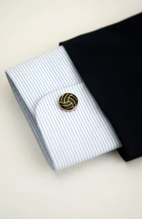 Black Silver Cufflinks