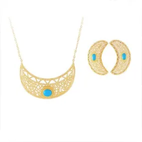 Blue Stone set For Women