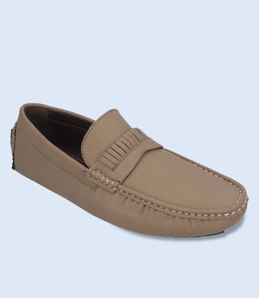 BM5221-OLIVE-Men Driving Moccasins