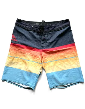 Boardshorts Gray Yellow Hybrid 31