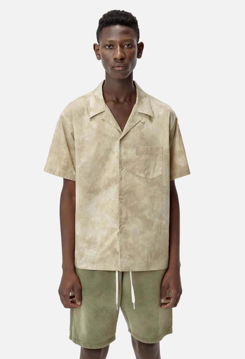 Bowling Shirt / Marble Tan