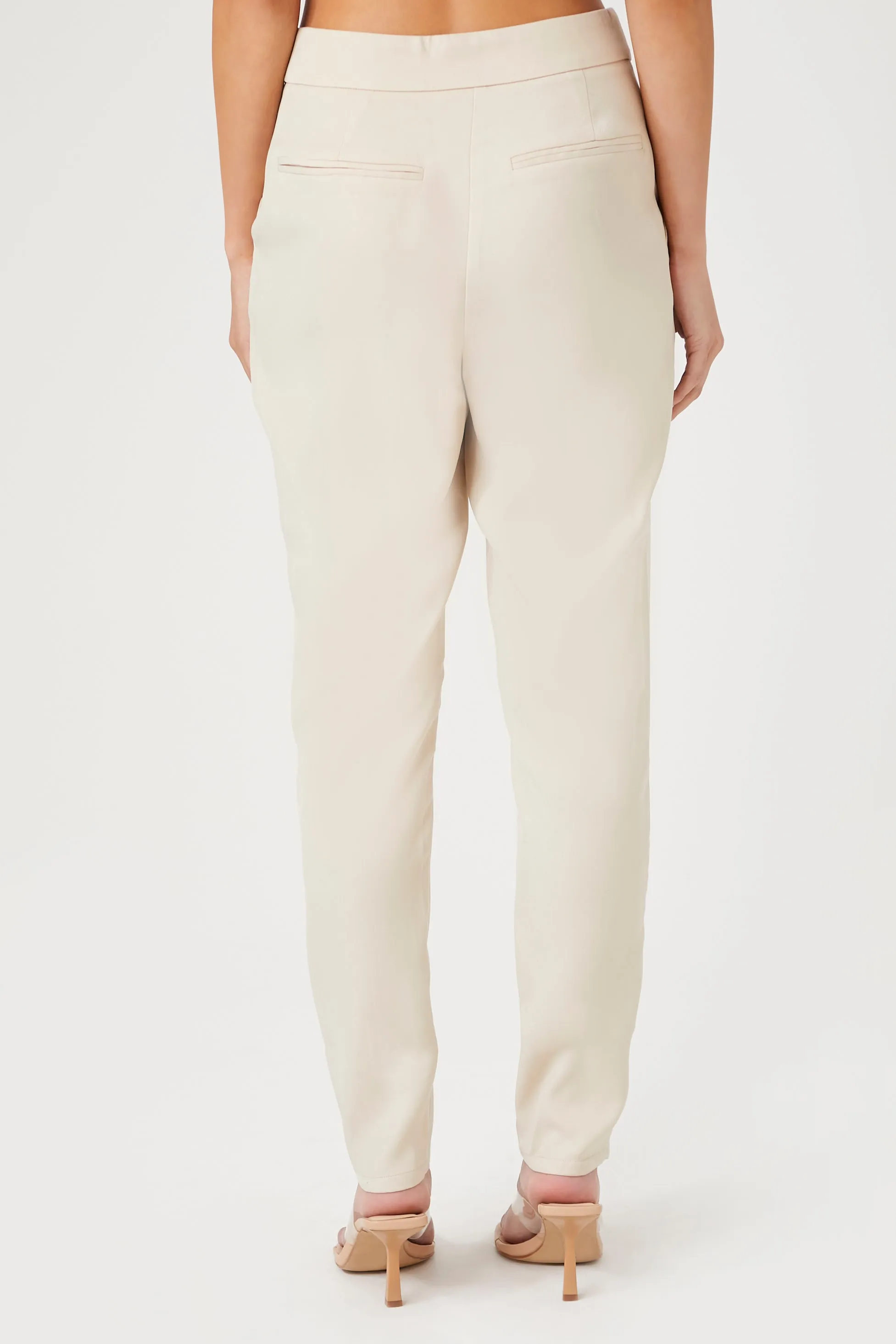 Buttoned High-Rise Pants