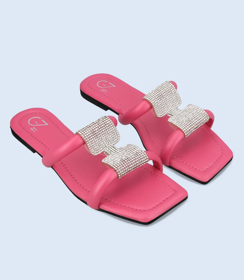 BW9317-Fuschia-Women Slipper