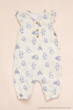 Caitlyn Romper - Yellow Hunny Pooh