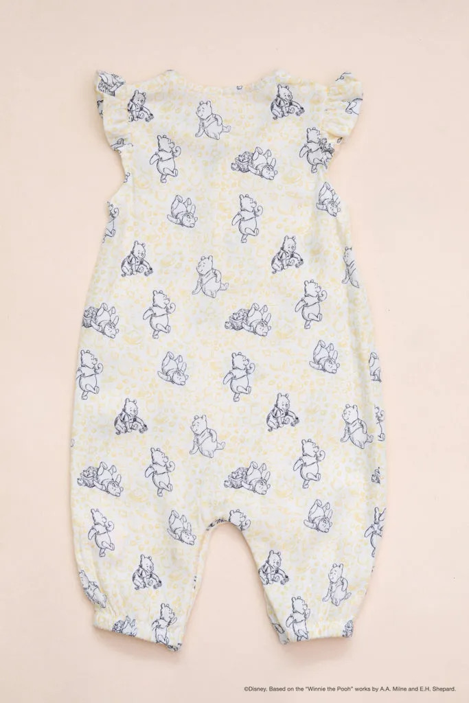 Caitlyn Romper - Yellow Hunny Pooh