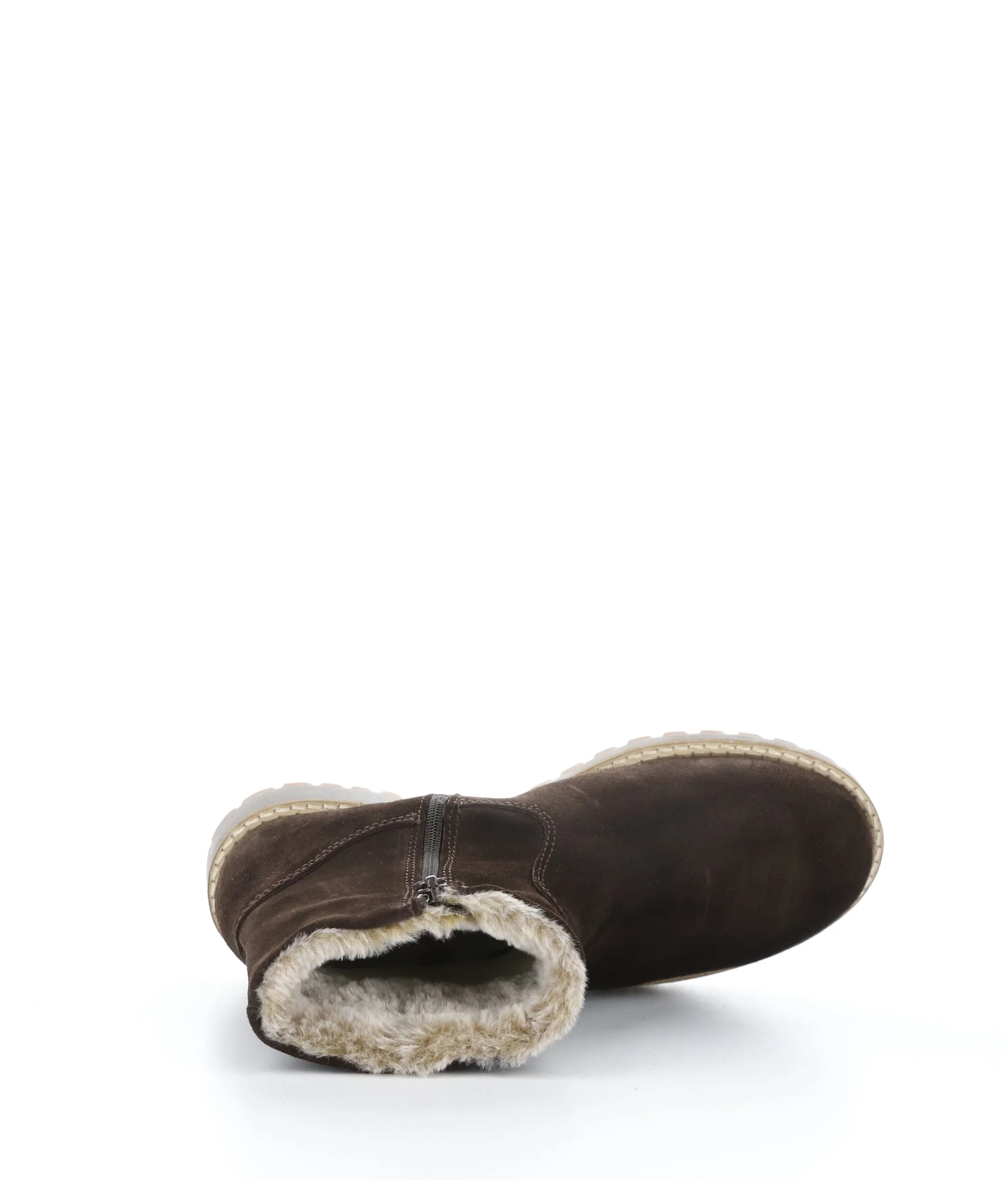 CALIB COFFEE Round Toe Boots