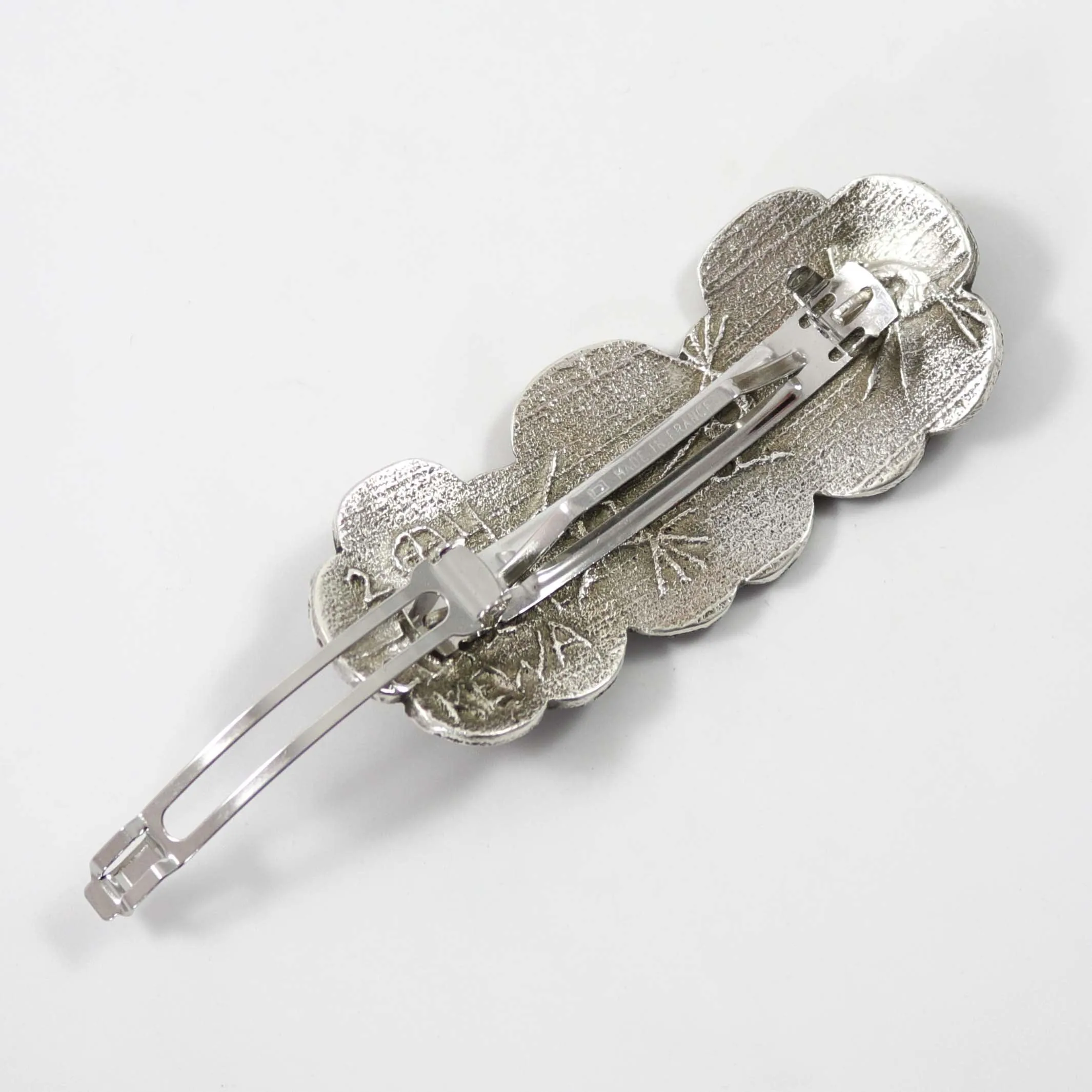 Cast Silver Barrette