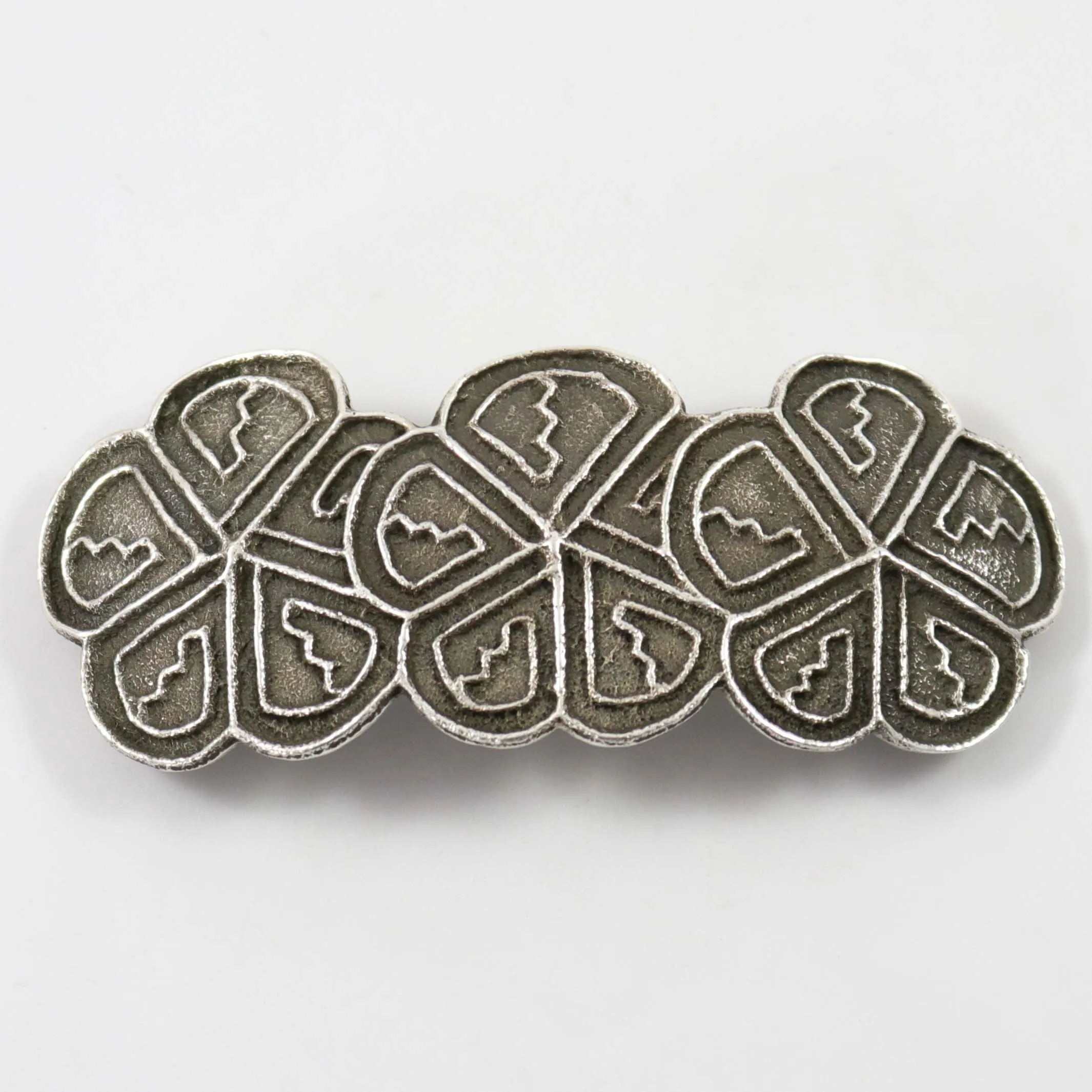 Cast Silver Barrette