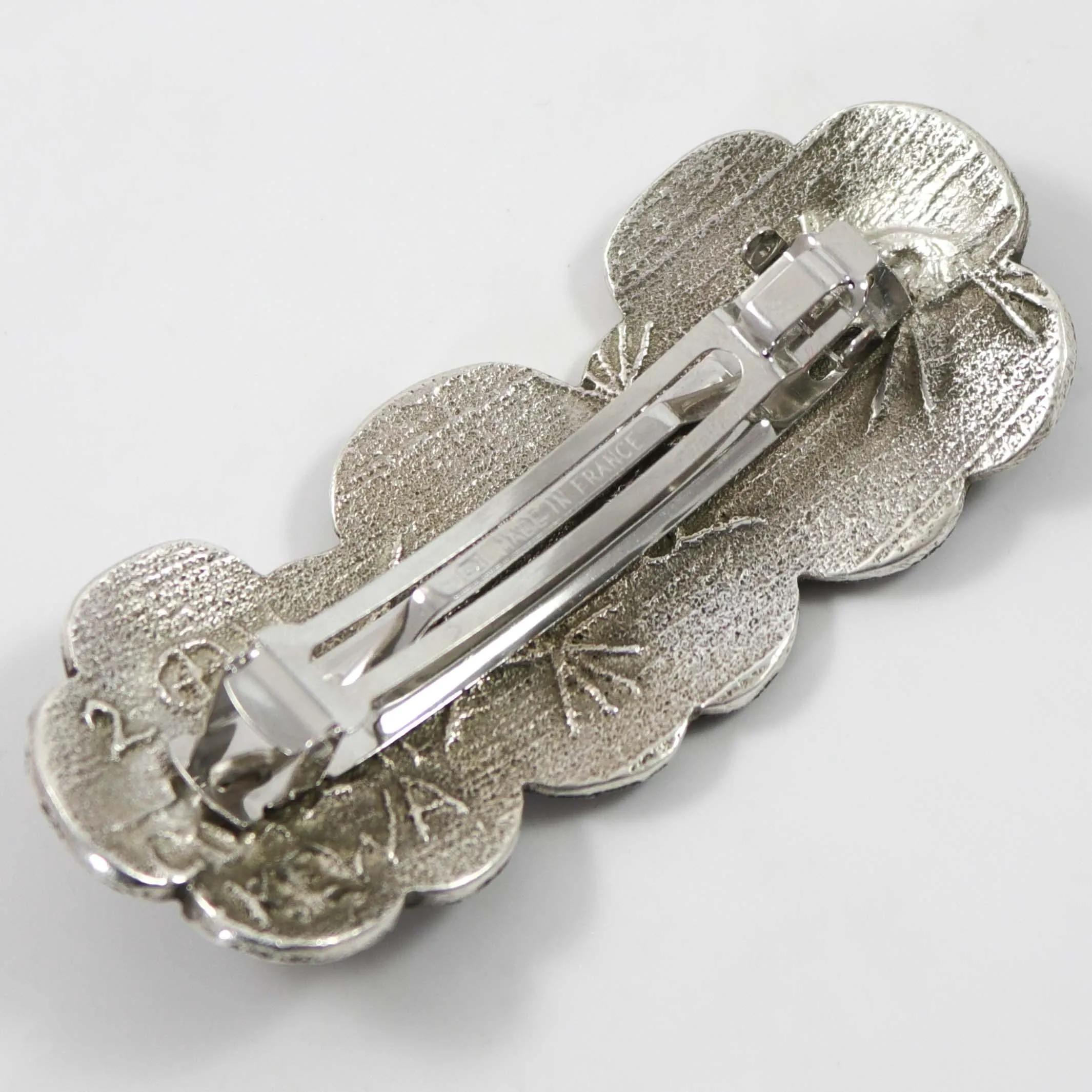 Cast Silver Barrette