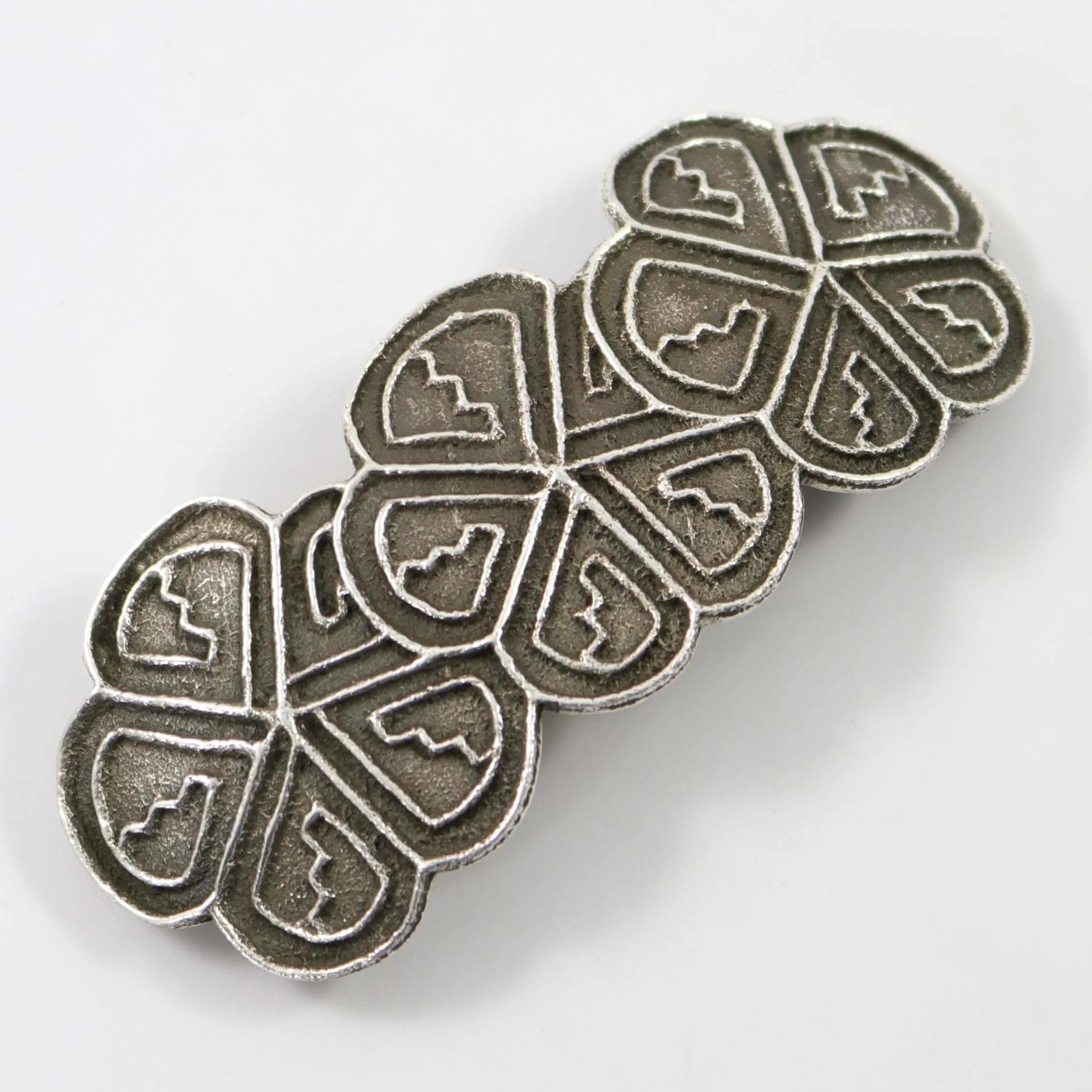 Cast Silver Barrette