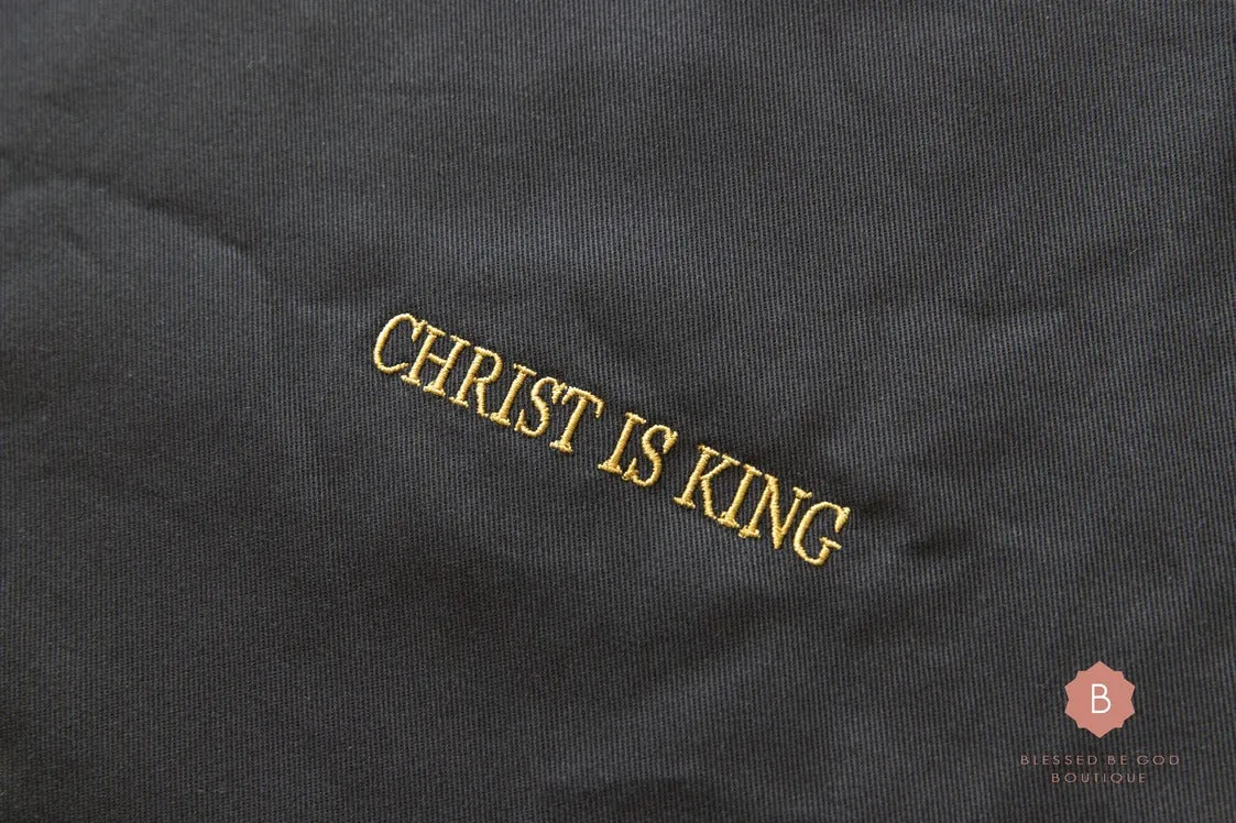 Christ is King Eco Tote Bag, Catholic bag