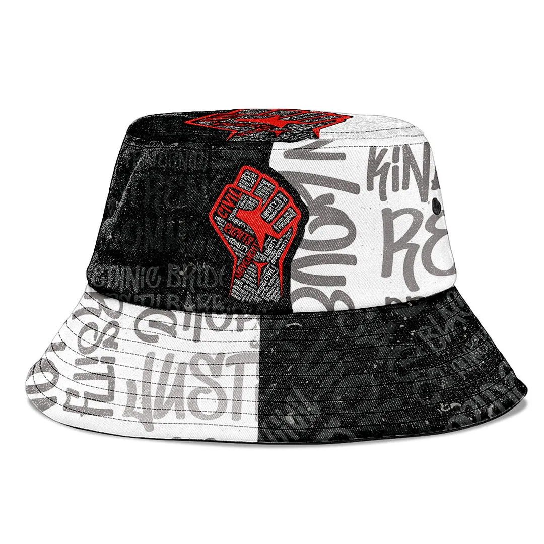 Civil Rights Movement Justice Fist Bucket Hat