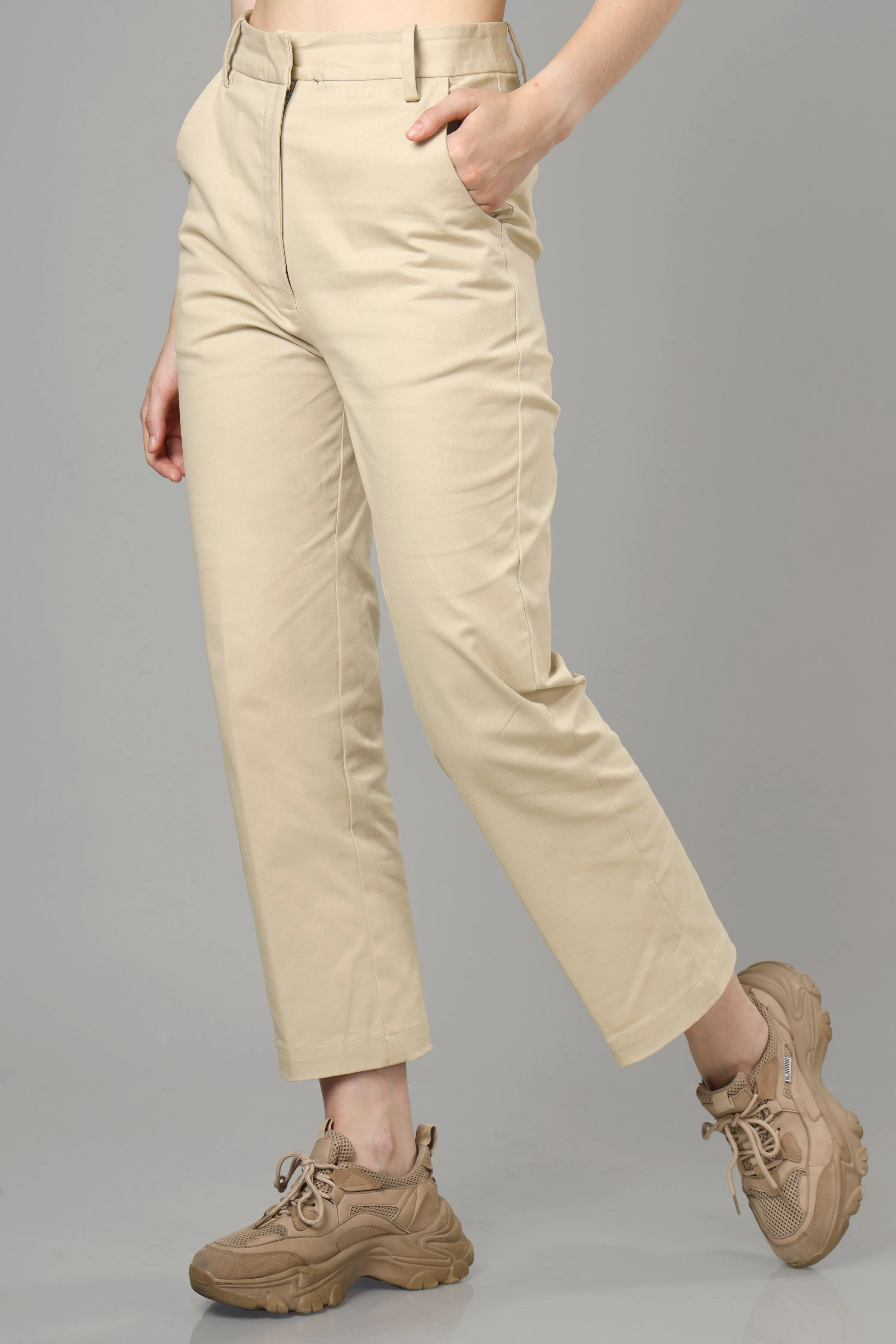 Classic Plain  Women's Trousers