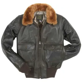 Cockpit USA Womens G-1 Leather Bomber Jacket