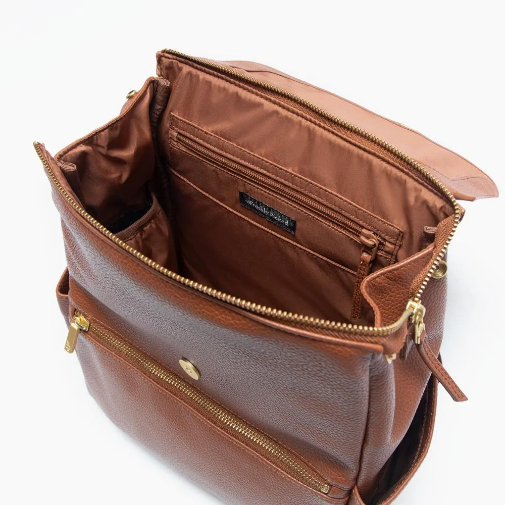 Cognac Mini Classic Bag II