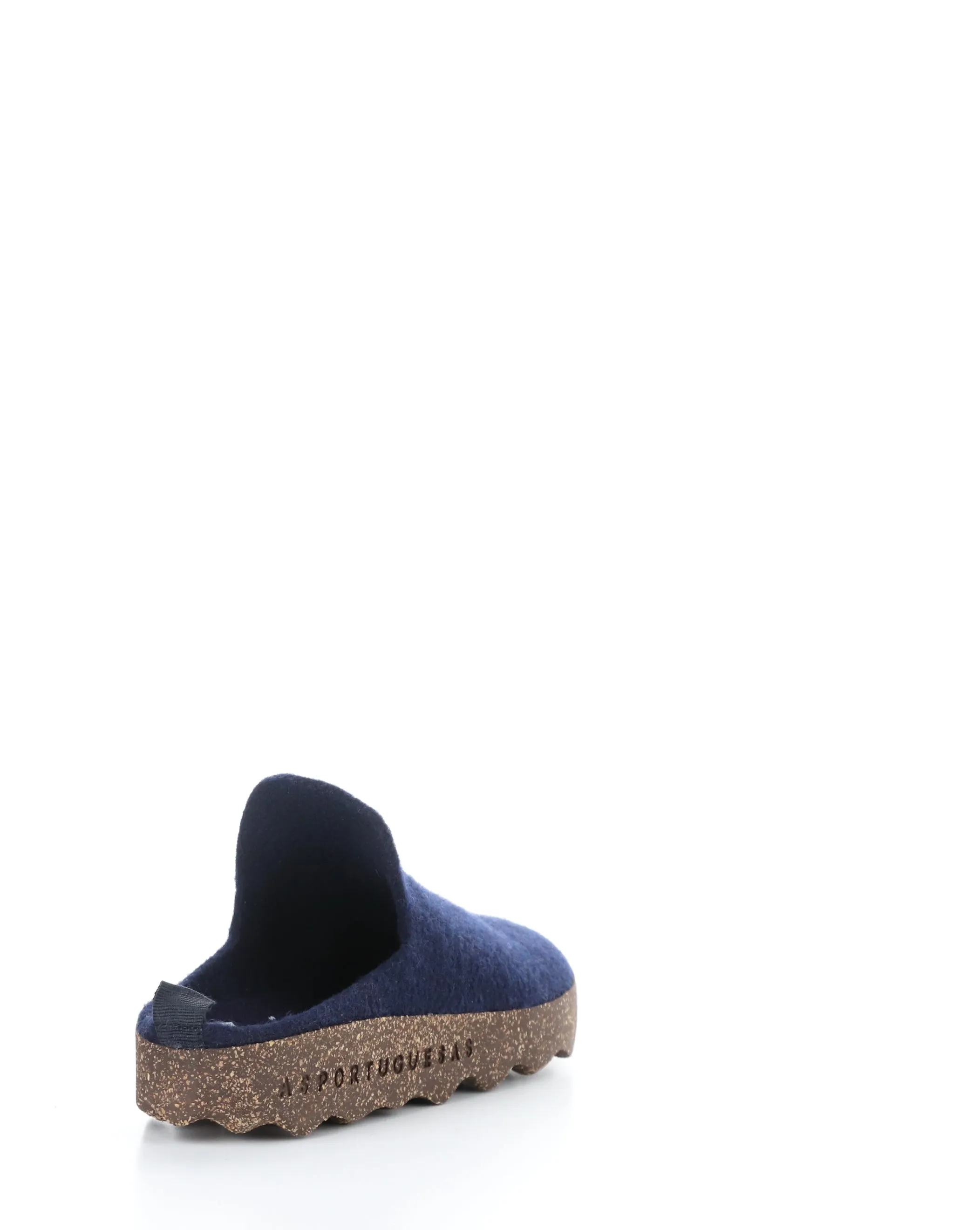 COME023ASP 077 NAVY Slip-on Mules