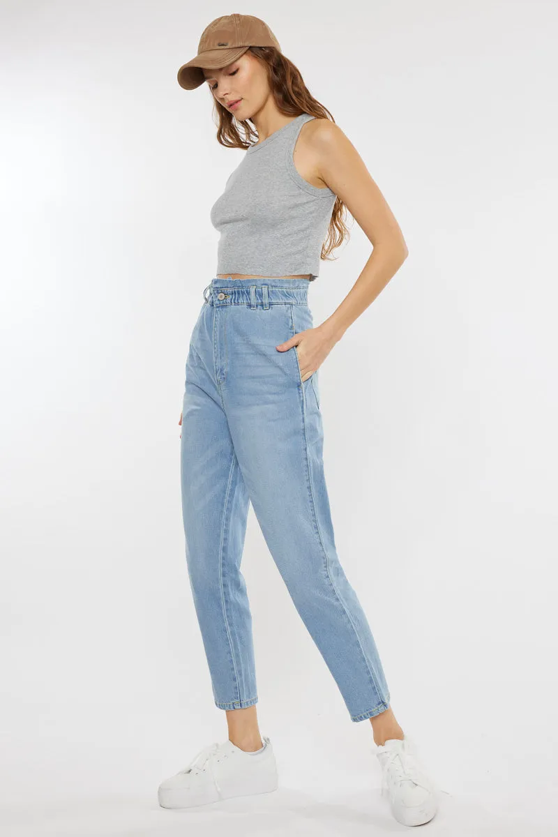 Dottie Ultra High Rise Paper Bag Slouch Fit Jeans