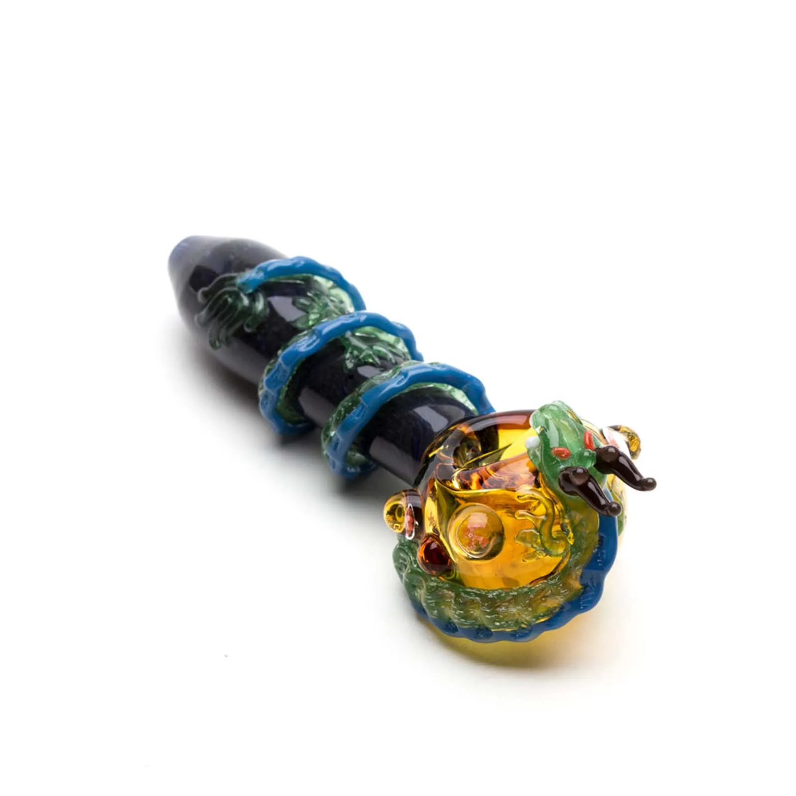 Dragon Sphere Spoon Pipe 4"