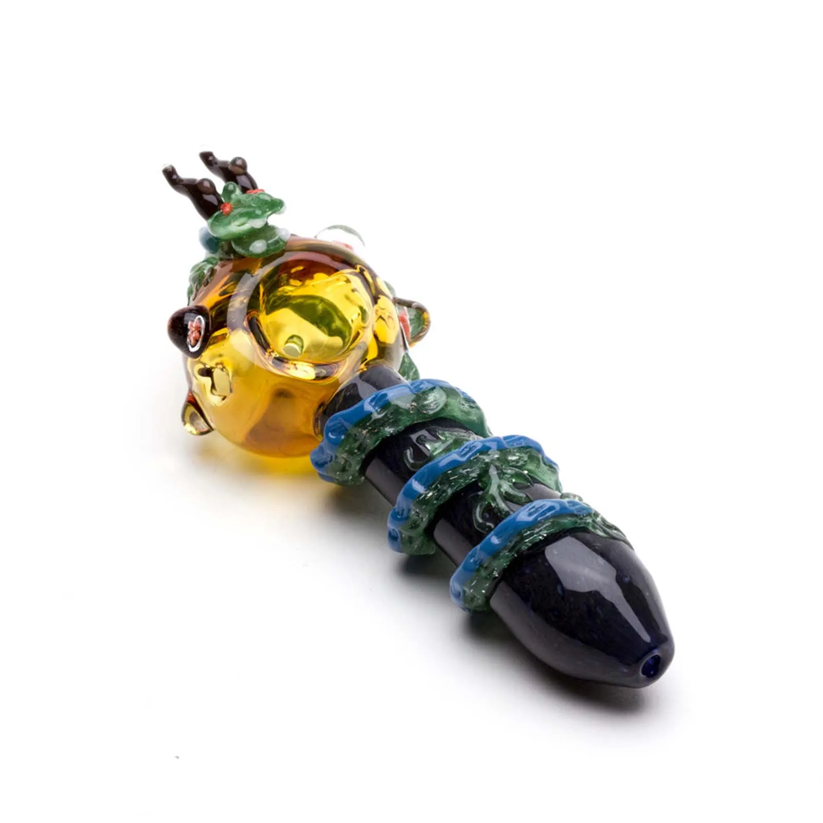 Dragon Sphere Spoon Pipe 4"