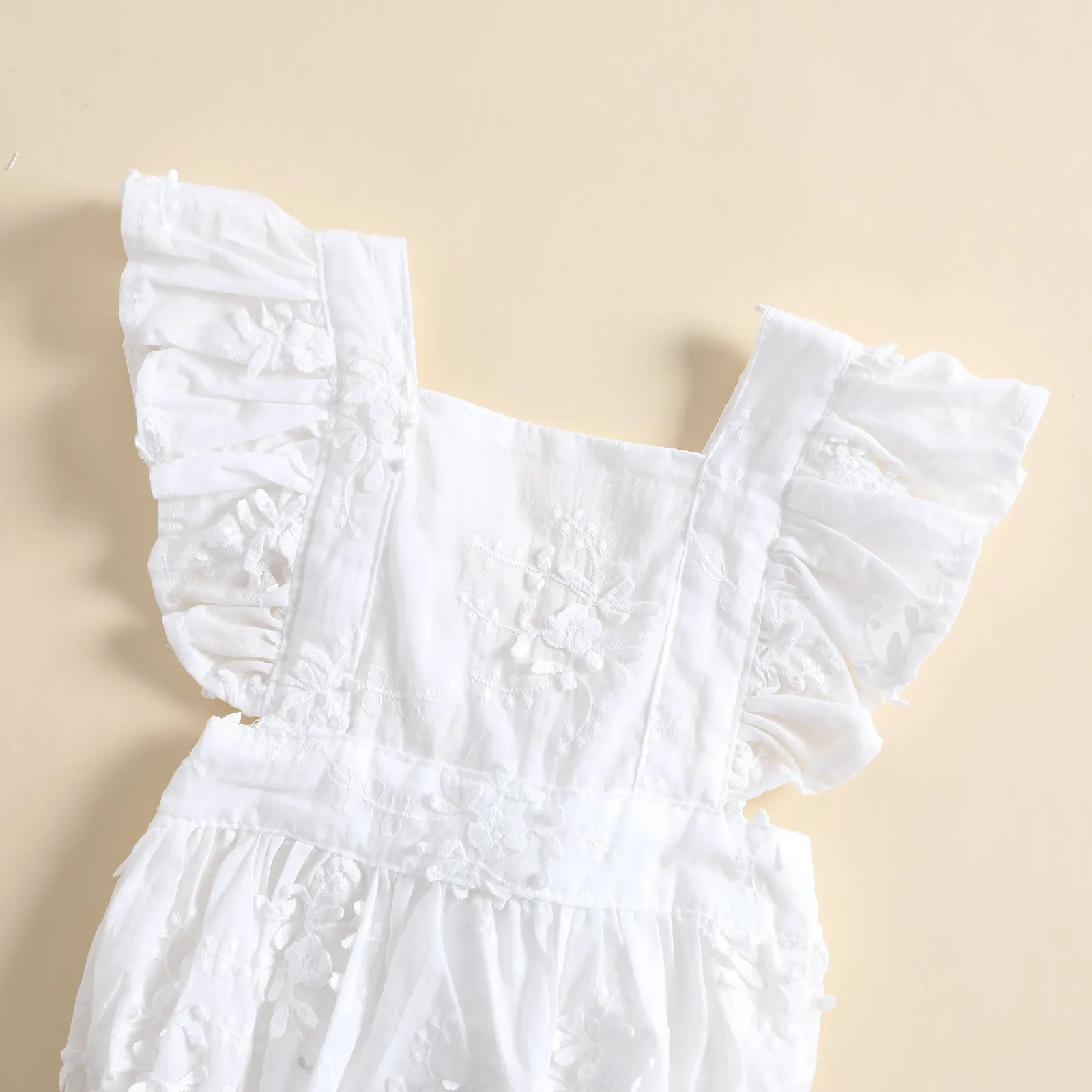 ELODIE Floral Romper with Headband