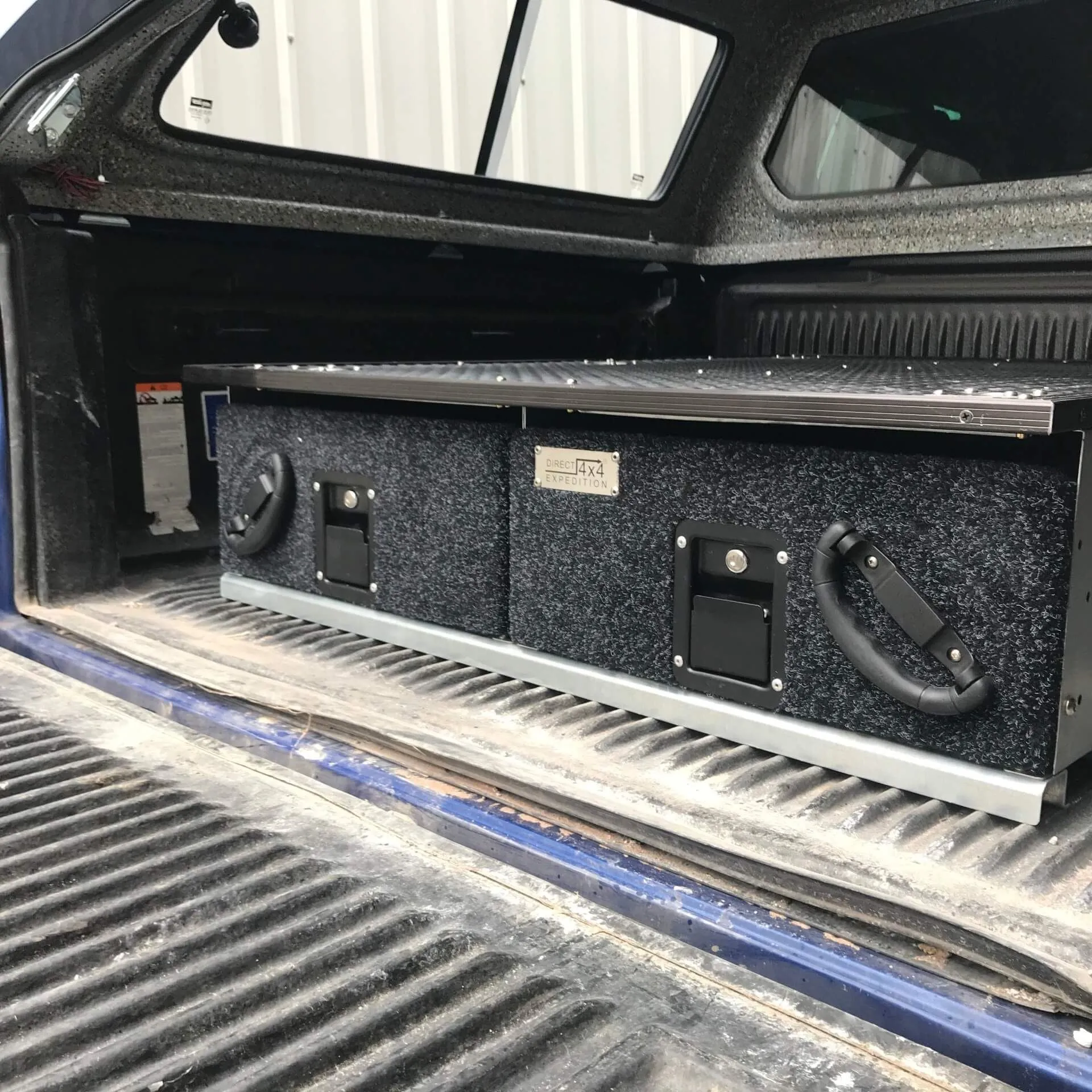 Fixed Rubber Topped Twin Drawer System