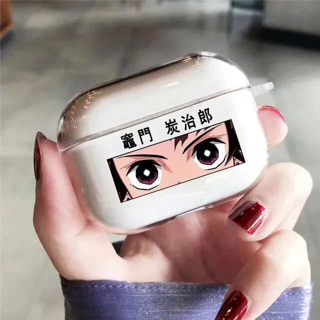 Kamado Nezuko Demon Slayer Earphone Case for  for Apple Airpods 1 2 3 Pro Protective Case Kimetsu No Yaiba  Anime AirPods Case