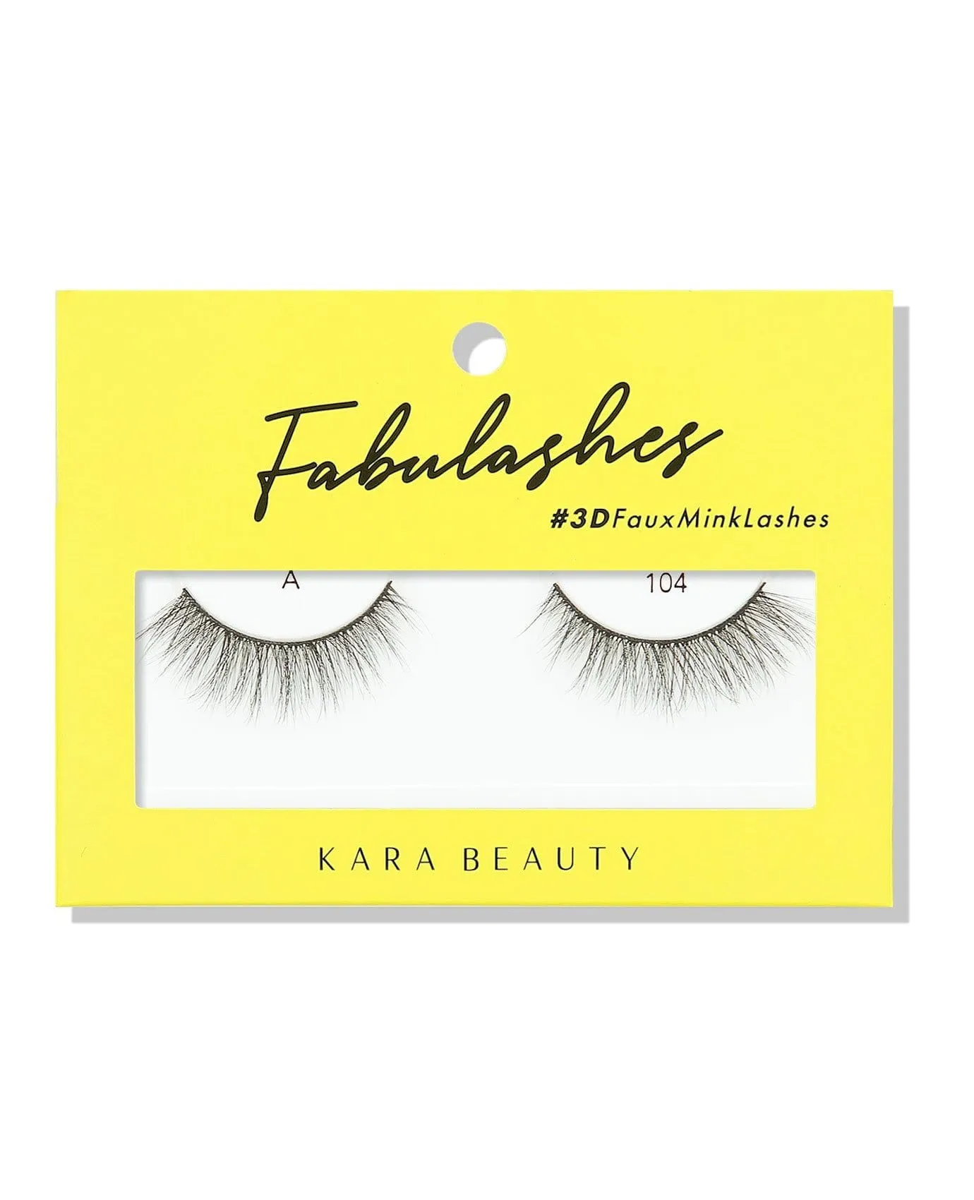 Kara Beauty 3D Faux Mink Eyelashes-A104