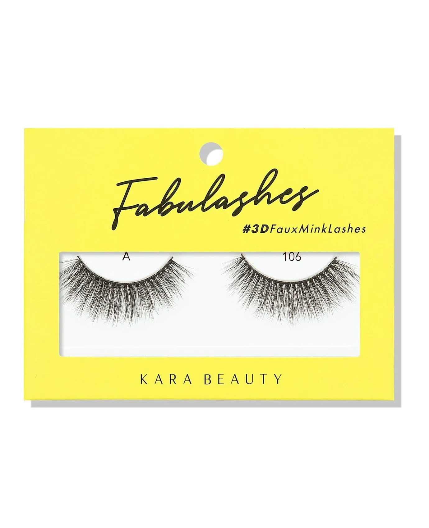 Kara Beauty 3D Faux Mink Eyelashes-A106