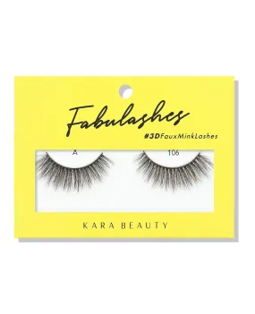 Kara Beauty 3D Faux Mink Eyelashes-A106