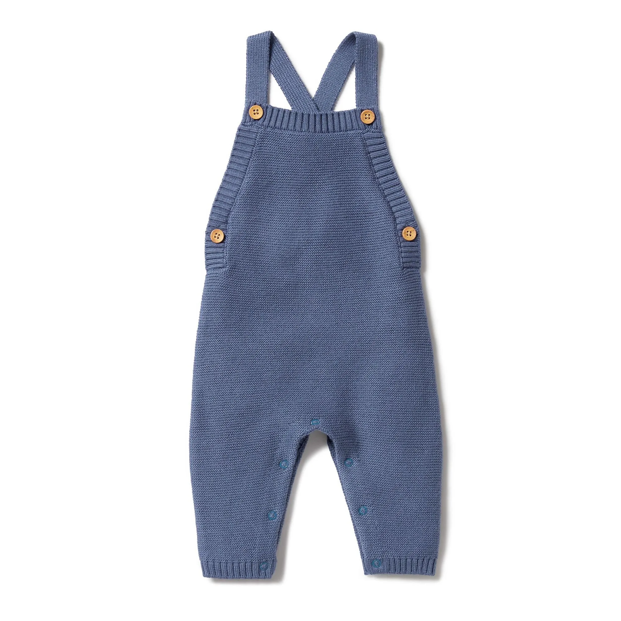 Knitted Overall, Blue Depths