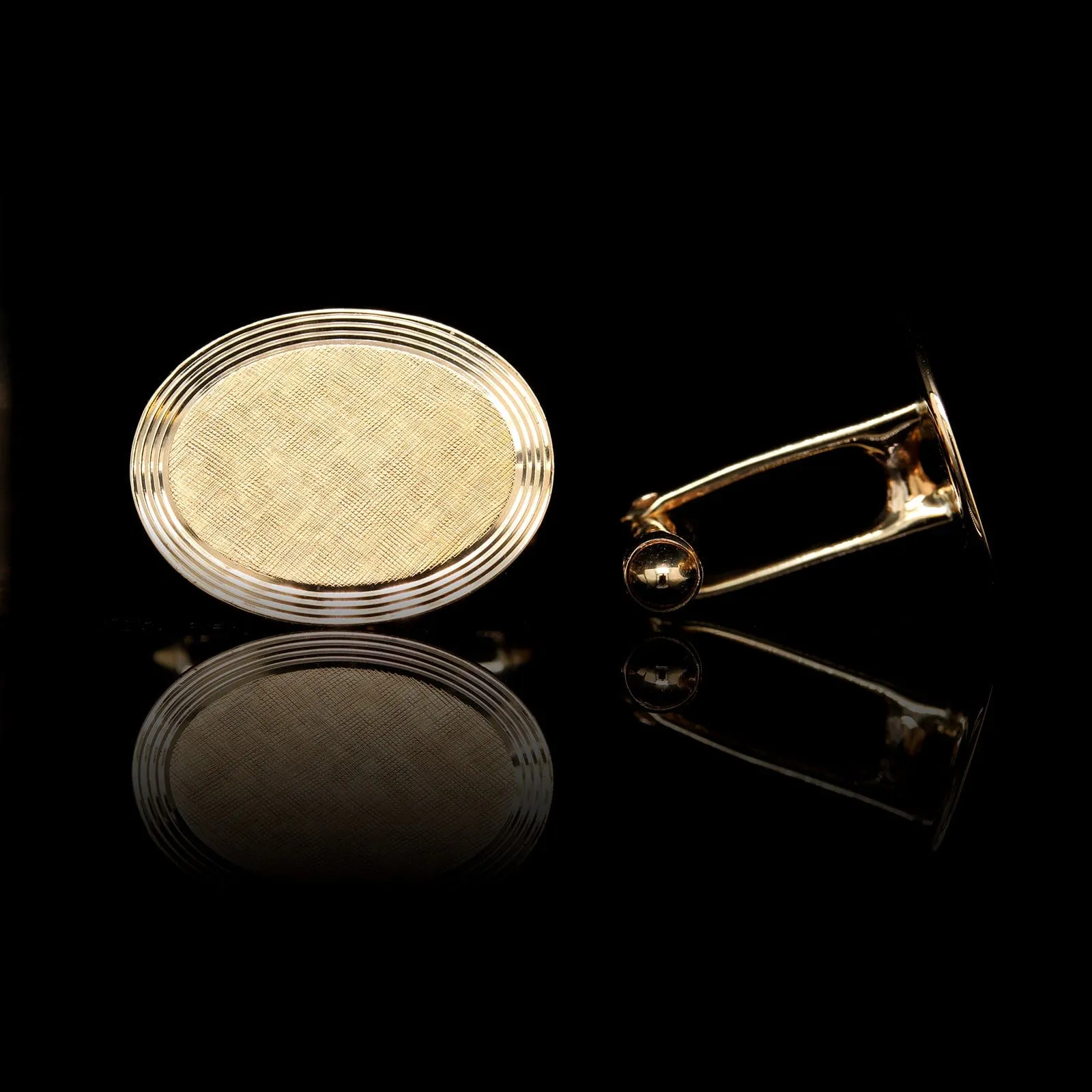 Larter & Sons 14K Yellow Gold Estate Cufflinks