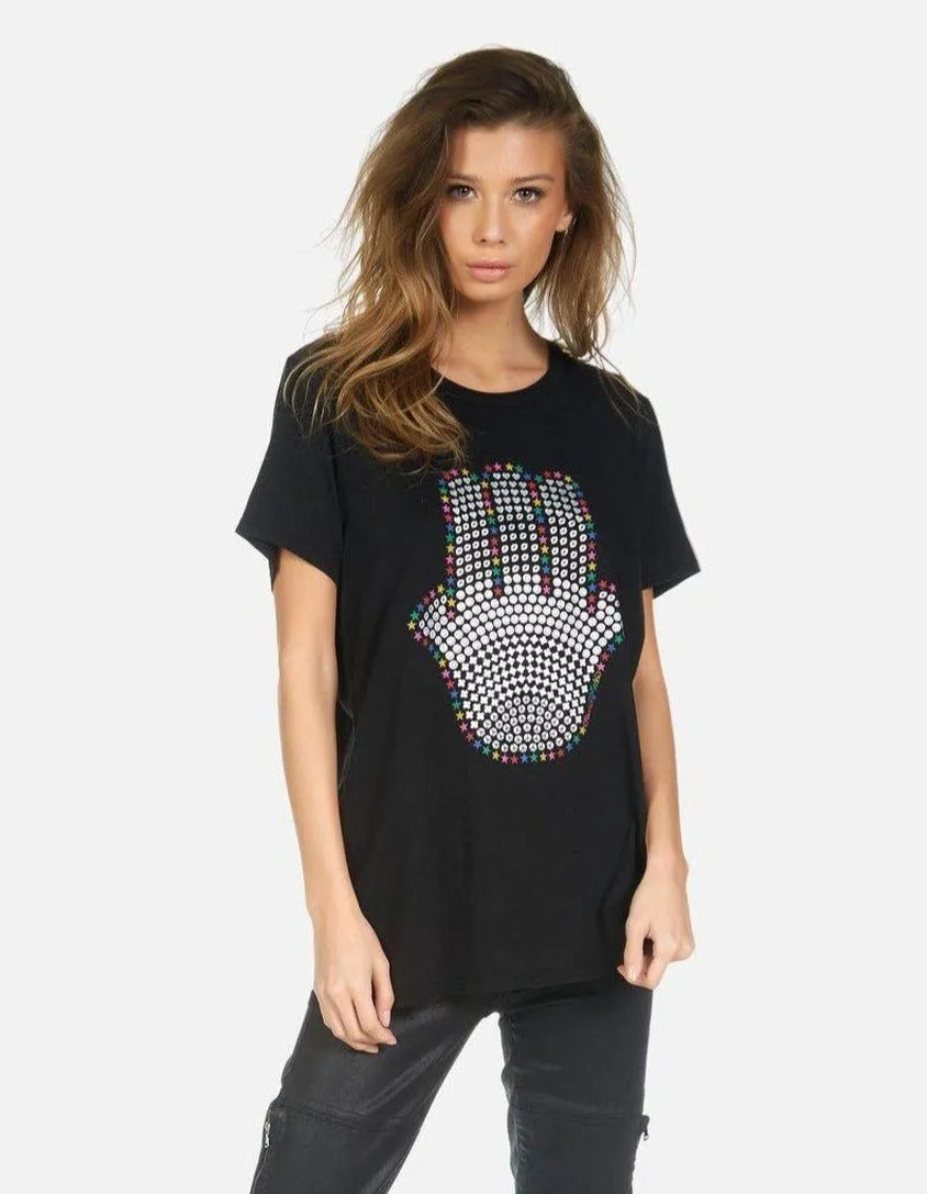 Lauren Moshi Wolf Hamsa Elements T-Shirt