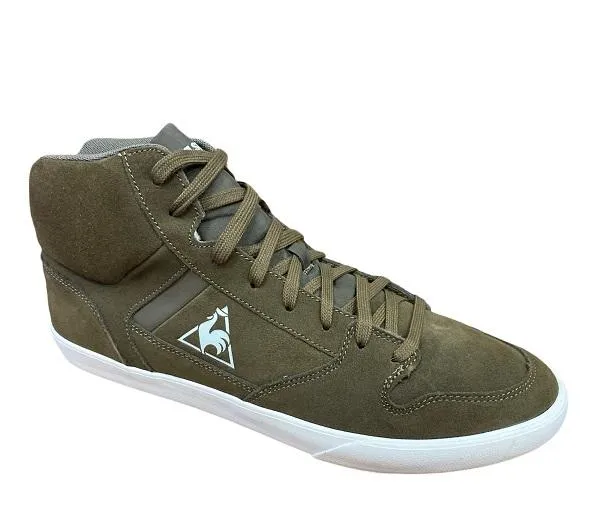 Le Coq Sportif men's sneakers shoe Peletiere Mid Suede 1421798 olive green