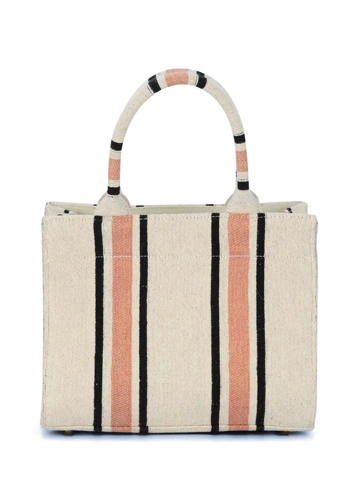 Luna Moon Deauville Small Tote - Sandstone