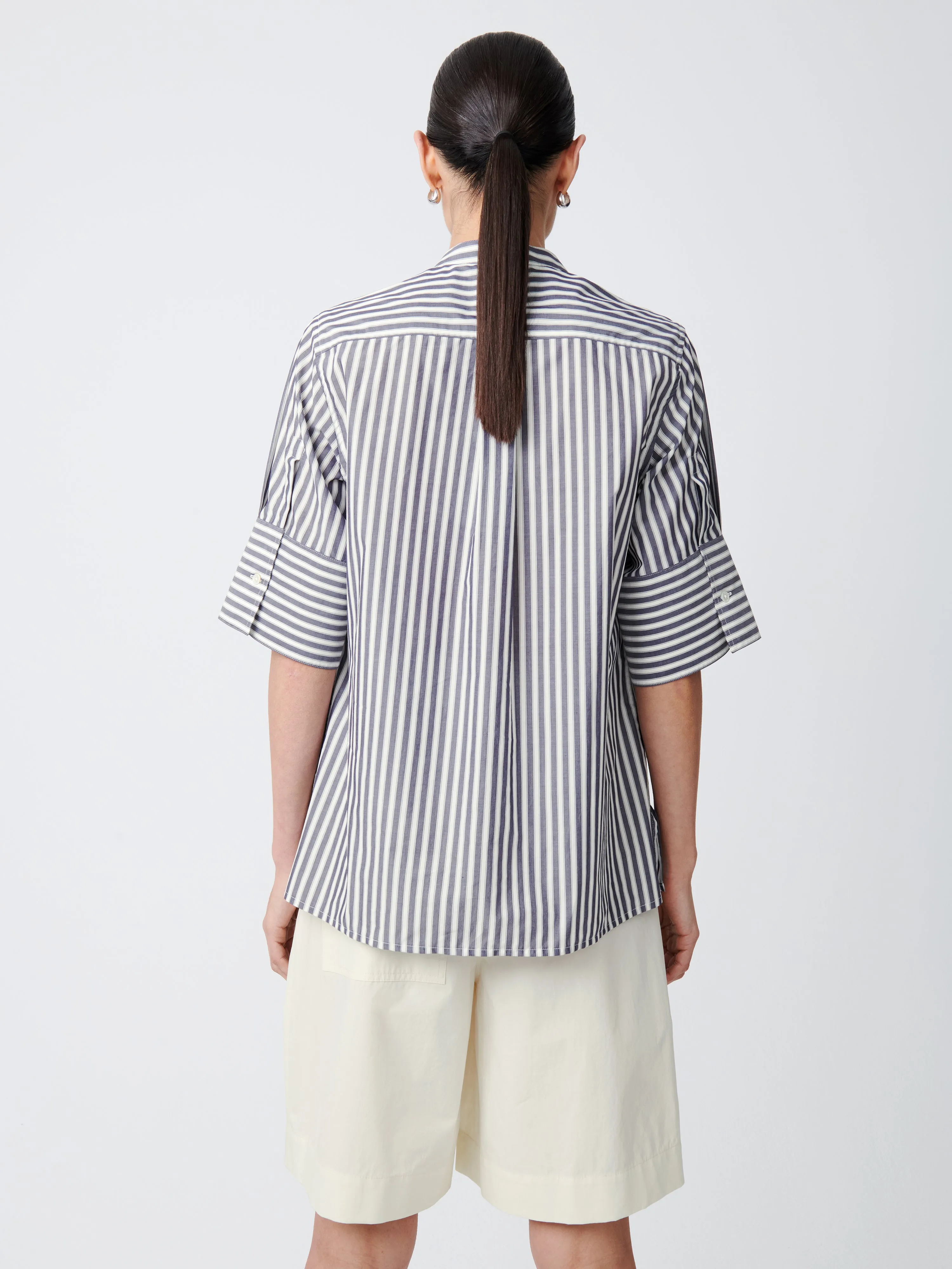 Malawi Shirt in Stripe Navy