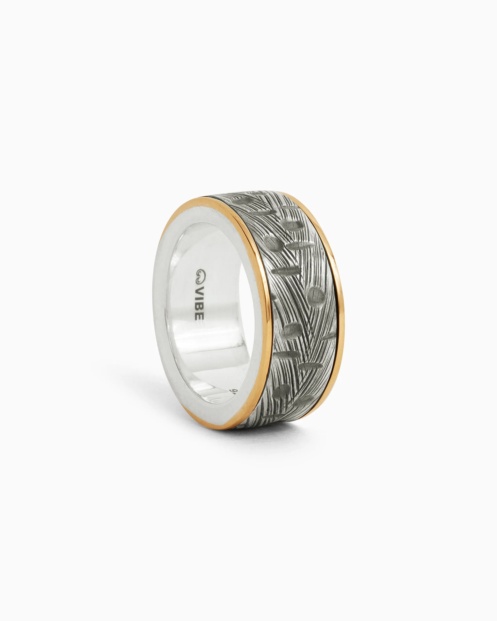 Marine Texture Spinner Ring